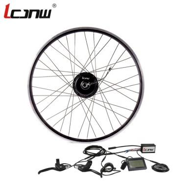 China 36v 350w Front Wheel Electric Bike Conversion Kit With LCD Display 16