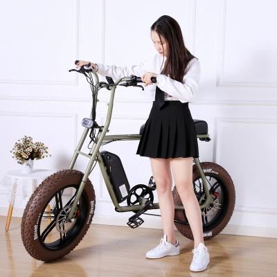 China Factory wholesale aluminum alloy LVCO lithium ion battery power electric fatbike women's ebike men's electric bike KCMTB032 for sale