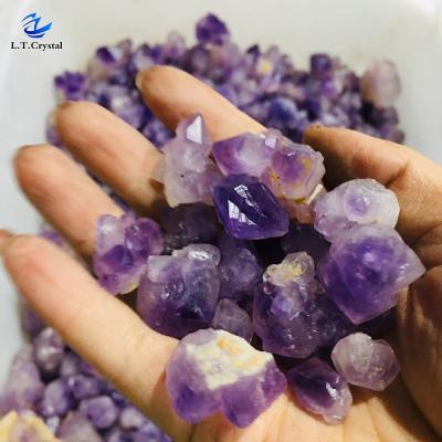 China Wholesale Natural Europe Amethyst Quartz Crystal Healing Stones Rough Raw Amethyst For Decoration for sale