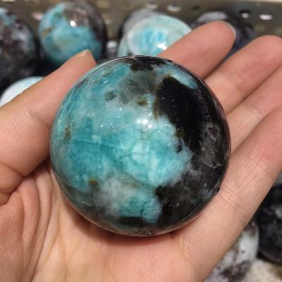 China Wholesale High Quality Natural Gemstone Crystal Ball Amazonite Crystal Spheres from Europe for Healing for sale