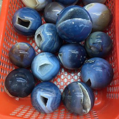 China Wholesale High Quality Natural Geode Crystal Ball from Europe Brazil Crystal Spheres Open Smiling Agate for sale