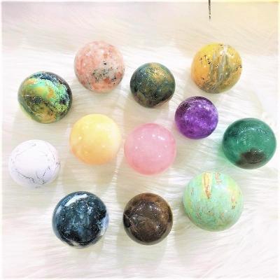 China Wholesale Different Gemstone Europe Crystal Sphere Crystal Healing Ball Natural For Home Decoration for sale