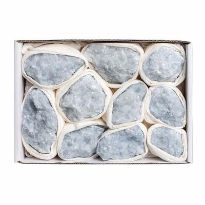 China High Quality Natural Raw Stone Europe Crystal Rough Stone Reiki Kyanite Set With Box for sale