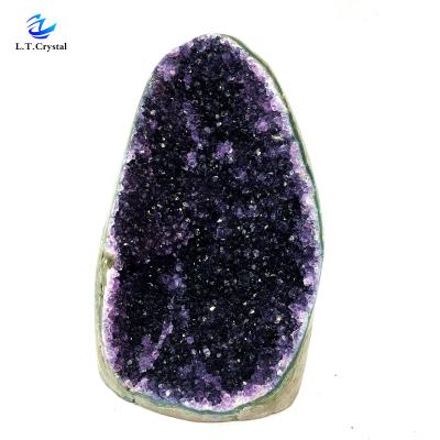 China China natural rock amethyst geodes cluster fengshui decoration for sale for sale