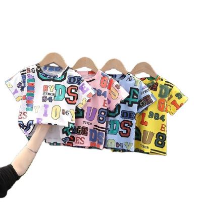 China Factory Price Anti-Shrink Manufacturer Supplier Kids Clothing Boy Party Formal Character Pattern Clothes Baby Wear for sale