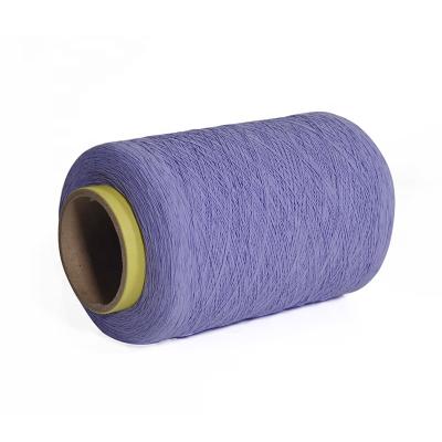 China Covered Yarn 140D 210D Covered Spandex Yarn For High Elasticity Band Ear Face Cover Polyester Tape Rubber Covered Yarn for sale