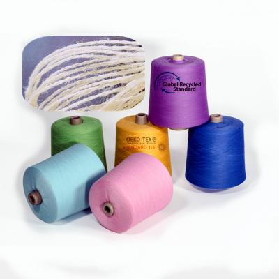 China 100% Sustainable Polyester Woven Yarn 10S 14S 16S 21S 30S 32S 40S 50S 60S for sale