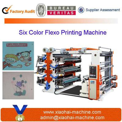 China Six Colors Flexographic Printing Machine For Paper Bag for sale