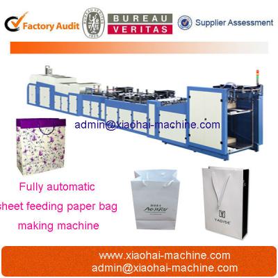 China XK-350 Automatic Sheet-feeding Paper Bag Making Machine for sale