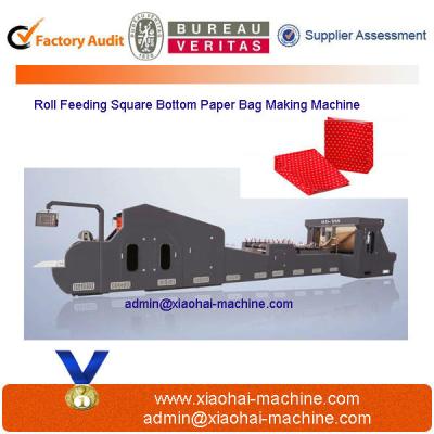 China HD550 Roll Feeding Square Bottom Paper Bag Making Machine for sale