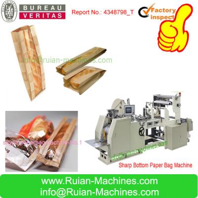 China Bread paper bag making machine price for sale