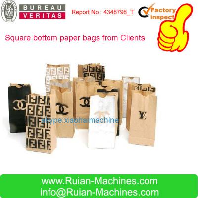 China Euro-Quality Automatic Square Bottom Paper Bag Making Machine for sale