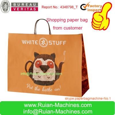 China paper bag making machine/paper bag machine /paper carry bag making machine for sale