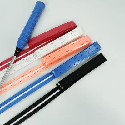 China Light Weight Customized Good Quality Tennis Overgrip PU Material Grips Anti Slip Tennis Racket Grips for sale