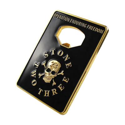 China Sublimation Sublimation Engrave Bottle Opener Beer Masks Rectangle Skull Bottle Opener for sale