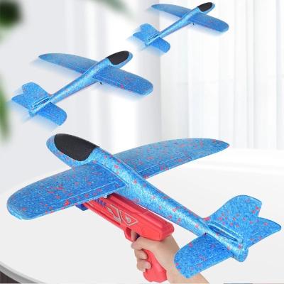 China Flat Polymer EPP Bubble Planes Glider Foam Glider Hand Throwing Catapult Toy Aircraft Shooting Game Flat Toy For Kids for sale