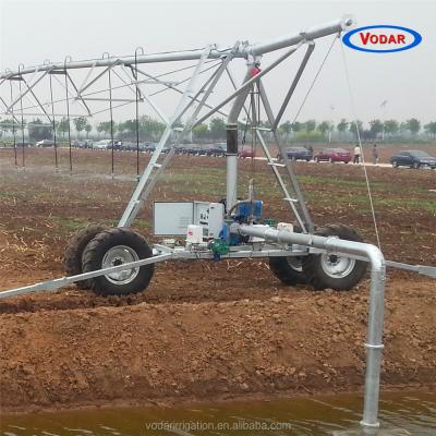 China High Efficiency VODAR Automatic Lateral Ditch Feed Motion Irrigation System With Big Gun And Booster Pump for sale