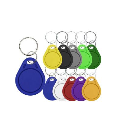 China Waterproof/Token Ring Rfid Smart Chip Card Waterproof Rewritable Rewritable Clone Tag IC Cuid Keychain 13.56mhz Badge Read/Write for sale