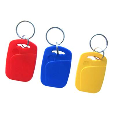 China Waterproof/Rfid Double Chip Smart Card ID+IC Frequency Em/tk4100 Authorized Access Control Key Fob 1k S50 Read Only Custom Symbol Tag Ring for sale