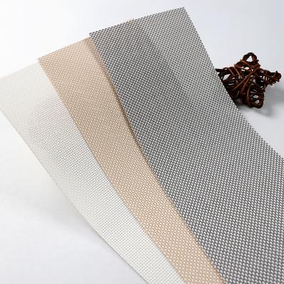 China Minimalist Sunscreen Poly And Roll 89mm Wholesale PVC Fabric Material For Vertical Blinds for sale