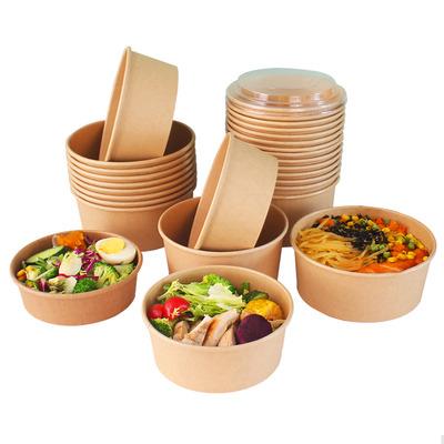 China Disposable high quality eco-friendly custom printing various soup container paper hot food bowl for sale