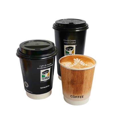 China 12oz Shenzhen Dubai Coffee Tea Disposable Fob Paper Cup For Hot Drinks for sale