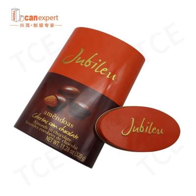 China Food Factory Rectangle Chocolate Tin Can High Quality 0.28mm Chocolate Metal Box Direct for sale