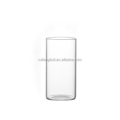 China From Morden factory custom cheap clear glass cylinder glass jar cup directly wholesale for candle making for sale