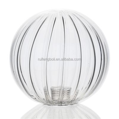 China Wholesale Antique Modern Home Decoration Lighting Shade Round Glass Lamp Shade for sale