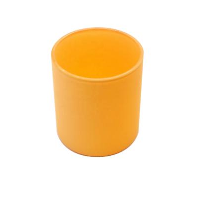 China Wholesale Empty Morden 8oz 9oz Matte Colorful Candle Cup For Candle Decoration for sale