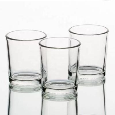 China Morden Candle Holder Crystal Glass Candle Jar For Wholesale Clear Glass Candle Making for sale