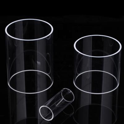 China Furniture Factory Low Glass Price Customized Sizes Borosilicate Pyrex Glass Tube Pipes For Sale for sale