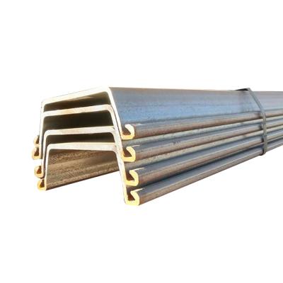 China Building Construction Industry Standard JIS Q235 SS400 SY295 Type - Hot Rolled Type 2 U Steel Sheet Pile for sale