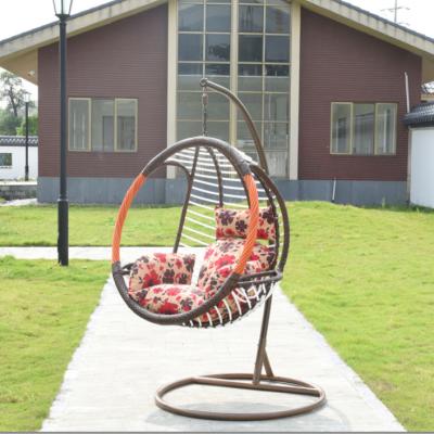 China Factory Direct Selling Rattan Contemporary Outdoor Furniture Morden Egg Hanging Chair Waterproof Garden Patio Set Swing for sale