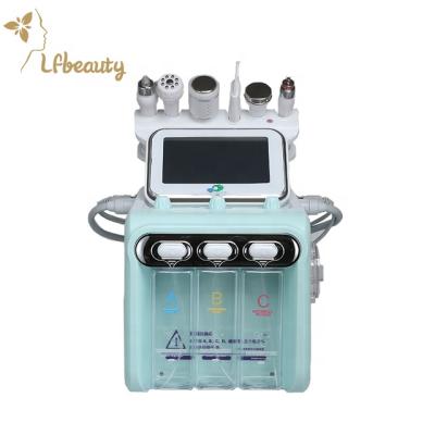 China Lfbeauty Newest Multifunction Skin Rejuvenation 6 in 1 High Therapy Facial Oxygen Rejuvenation Skin Dermabrasion Skin Care Machine for sale