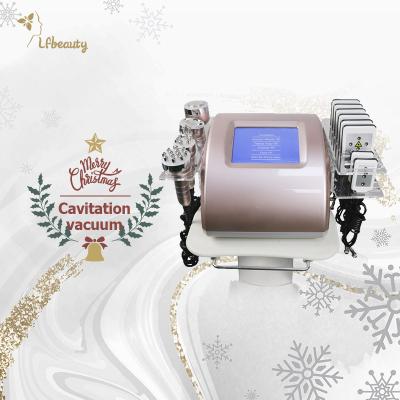 China Hot Sale Lfbeauty Weight Loss 6 in 1 Fat Laser Weight Loss Body Slimming Ultrasonic Vacuum RF Cavitation System Machine for sale