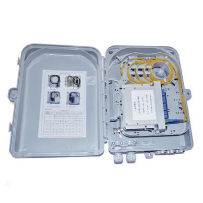 China Outdoor waterproof Ftth 16cores FTTH fiber optic termination box 16 port fiber optic distribution box for sale