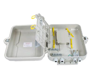 China Outdoor Waterproof Ftth PC Hardware 48 Core Fiber Optic Splitter Box ftth Termination Wall Mount Box for sale