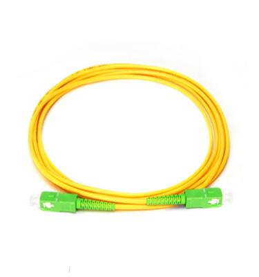 China SC/RPA Fiber Optic Patch Tie Cable SC-SC Optical Patch Cord SC APC-SC APC 1/3/5/10/20/30M Fiber Optic Jumper Single Mode Simplex 2.0mm FTTH for sale