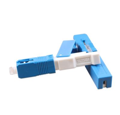 China 100pcs/box Sunsea ss03 FTTH FTTB FTTX Network 100pcs/box Sunsea ss03 FTTH Fiber Optic Fast Connector PC FTTH Fiber Optic Connector Sc Fast Connector for sale