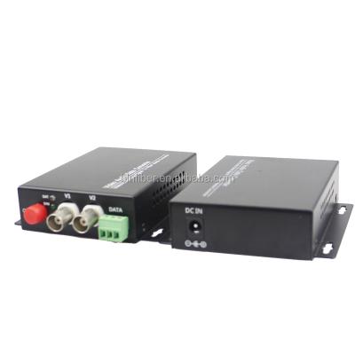 China 1Pair 2Channel Single Mode Fiber Video Digital Fiber Optic Video Audio Transmitter 2Channel 2Channel Fiber Optic Video Audio Video Transmitter Data Converter Fiber Optic Transmitter for sale