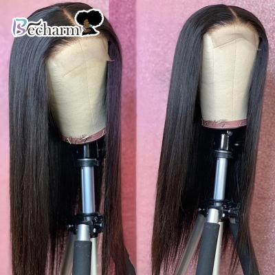 China Swiss Lace Raw 150% 180% Density Human Hair Lace Closure Wig For Black Women, 4x4 13x4 Brazilian Hair Closure Wig Wholesale Virgin Hair Wigs for sale