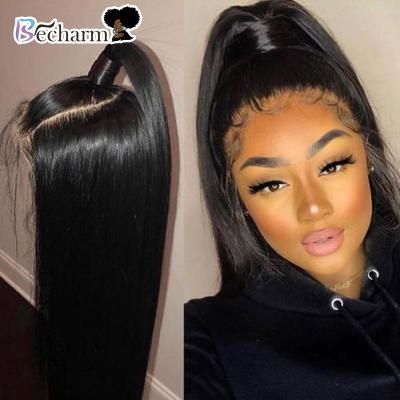 China Brazilian Raw Wave Silky Straight Virgin Hair Seller JF, Brazilian Pre Plucked Lace Front Wigs With Baby Hair, 150% 180% Density Lace Frontal Wigs for sale