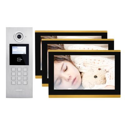 China Metal Tuya 10 IP 6 Inch Video Apartment Phone Video Door Phone Intercom for sale