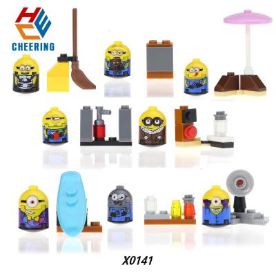 China Safety X0141 Mini Cartoon Anime Movie Bricks Best Action Numbers Building Blocks Kids Gift Toys for sale