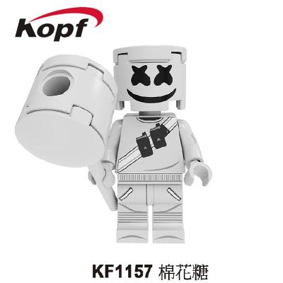 China Security KF1157 Building Block Famous Bricks DJ Marshmellow AIM Agent Action Figures Kids Toy KF6089 for sale