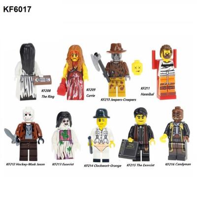 China Safety The Horror Theme Movie Building Block Bricks Figures Kids Toys KF6017 for sale