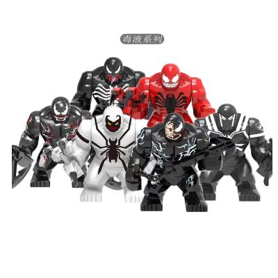 China Safety Superhero Venom Spiderman Carnage Antivenom The Mini Building Block The Educational Figures Bricks Children Toys for sale