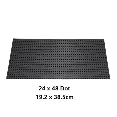 China Safety Building Blocks Base Plates 24*48 Dots Base Plate Size 19.2*38.5cm Anime Figures Baseplates Bricks For Kids Compatible Toys for sale