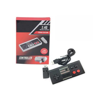 China ABS Mini Handle Wii Mini Interface Game Handle 2.4G Wireless Handle + USB Charger For NES FC for sale